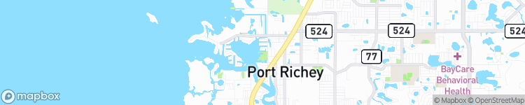 Port Richey - map
