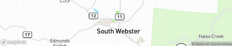 South Webster - map