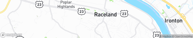 Raceland - map