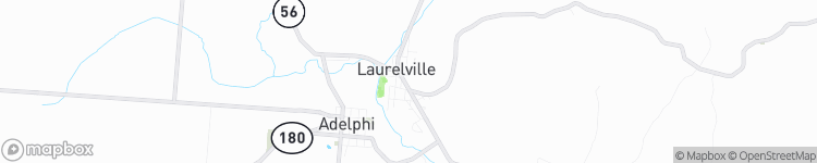 Laurelville - map