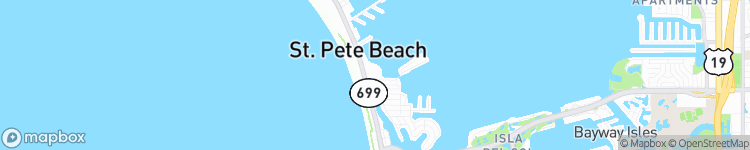 Saint Pete Beach - map