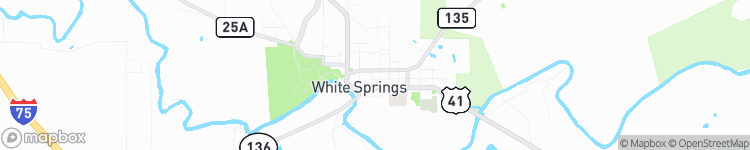 White Springs - map