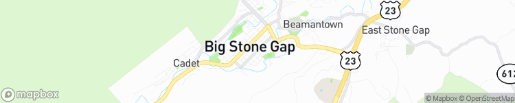 Big Stone Gap - map
