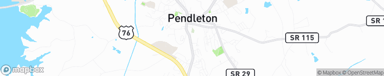 Pendleton - map
