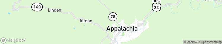 Appalachia - map