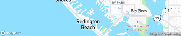Redington Beach - map