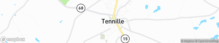 Tennille - map