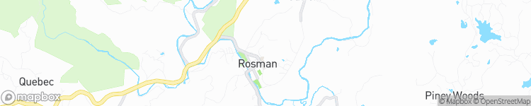 Rosman - map