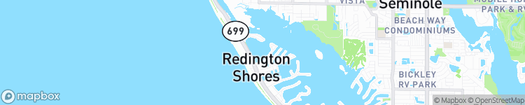 Redington Shores - map