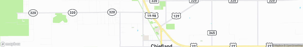 Chiefland - map