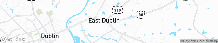 East Dublin - map