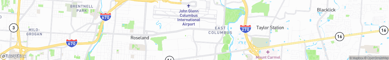 Airport Duck & Duchess - map