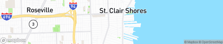 Saint Clair Shores - map