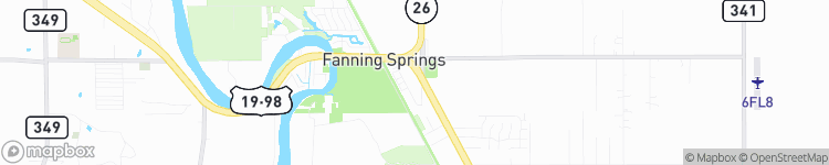 Fanning Springs - map