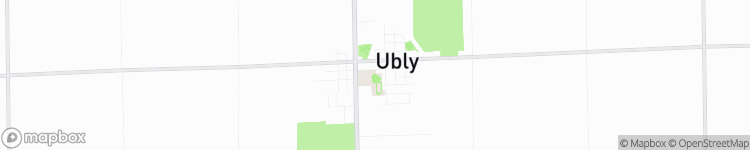 Ubly - map