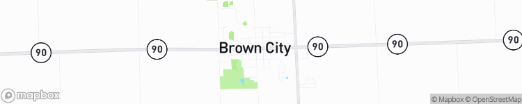 Brown City - map