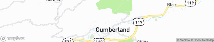 Cumberland - map