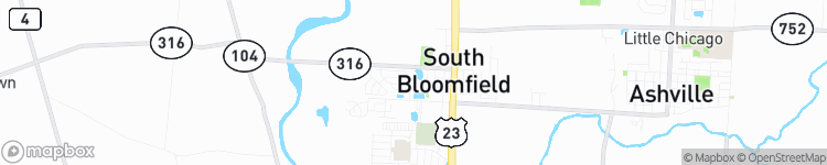 South Bloomfield - map