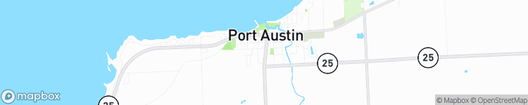 Port Austin - map