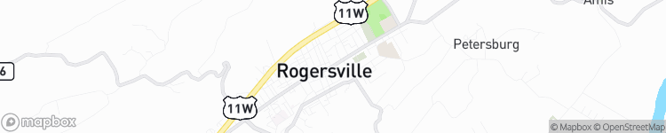 Rogersville - map