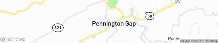 Pennington Gap - map