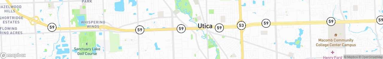 Utica Express Inc - map