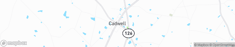 Cadwell - map