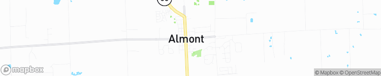 Almont - map