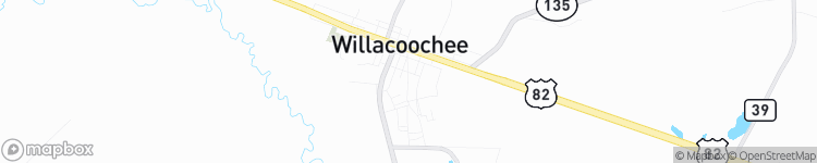 Willacoochee - map