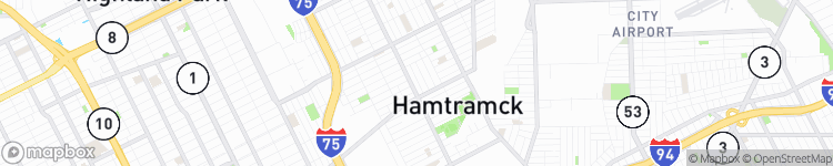 Hamtramck - map