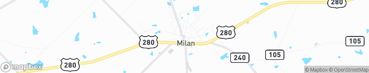Milan - map