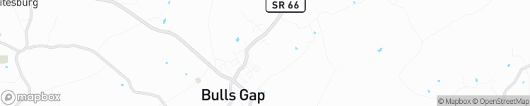 Bulls Gap - map