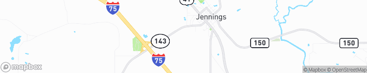 Jennings - map
