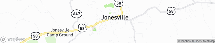 Jonesville - map