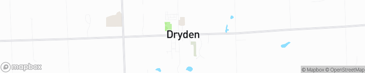 Dryden - map