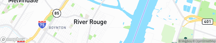 River Rouge - map