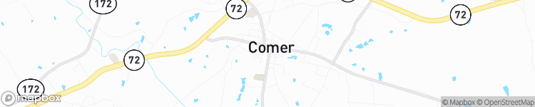 Comer - map