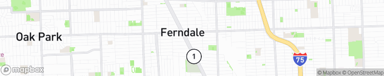Ferndale - map