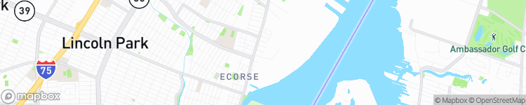 Ecorse - map