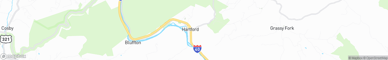 Downtown Hartford Citgo - map