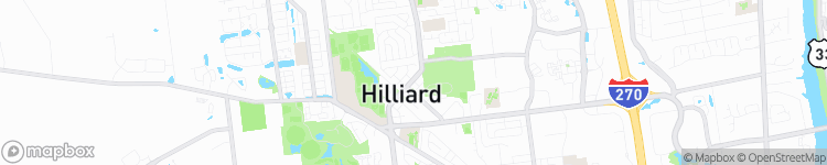 Hilliard - map