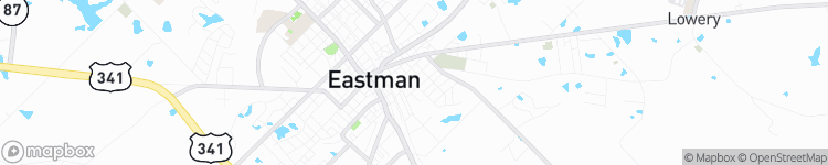 Eastman - map