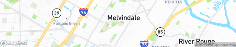 Melvindale - map