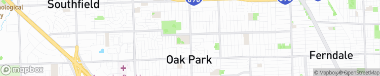 Oak Park - map