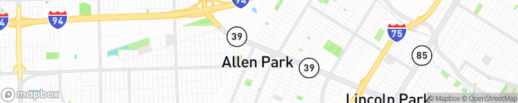 Allen Park - map
