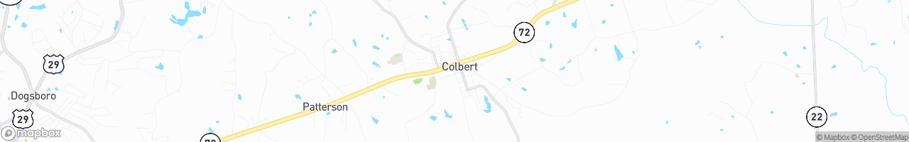 Colbert - map