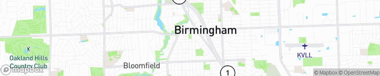 Birmingham - map