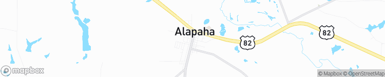 Alapaha - map