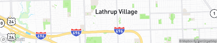 Lathrup Village - map