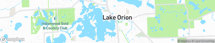 Lake Orion - map